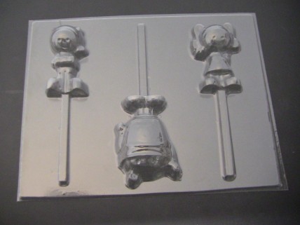 450sp Zooming Kids Chocolate or Hard Candy Lollipop Mold